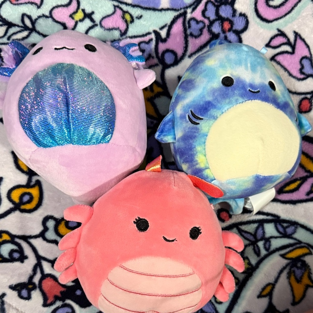 Set of 3 squishmallows